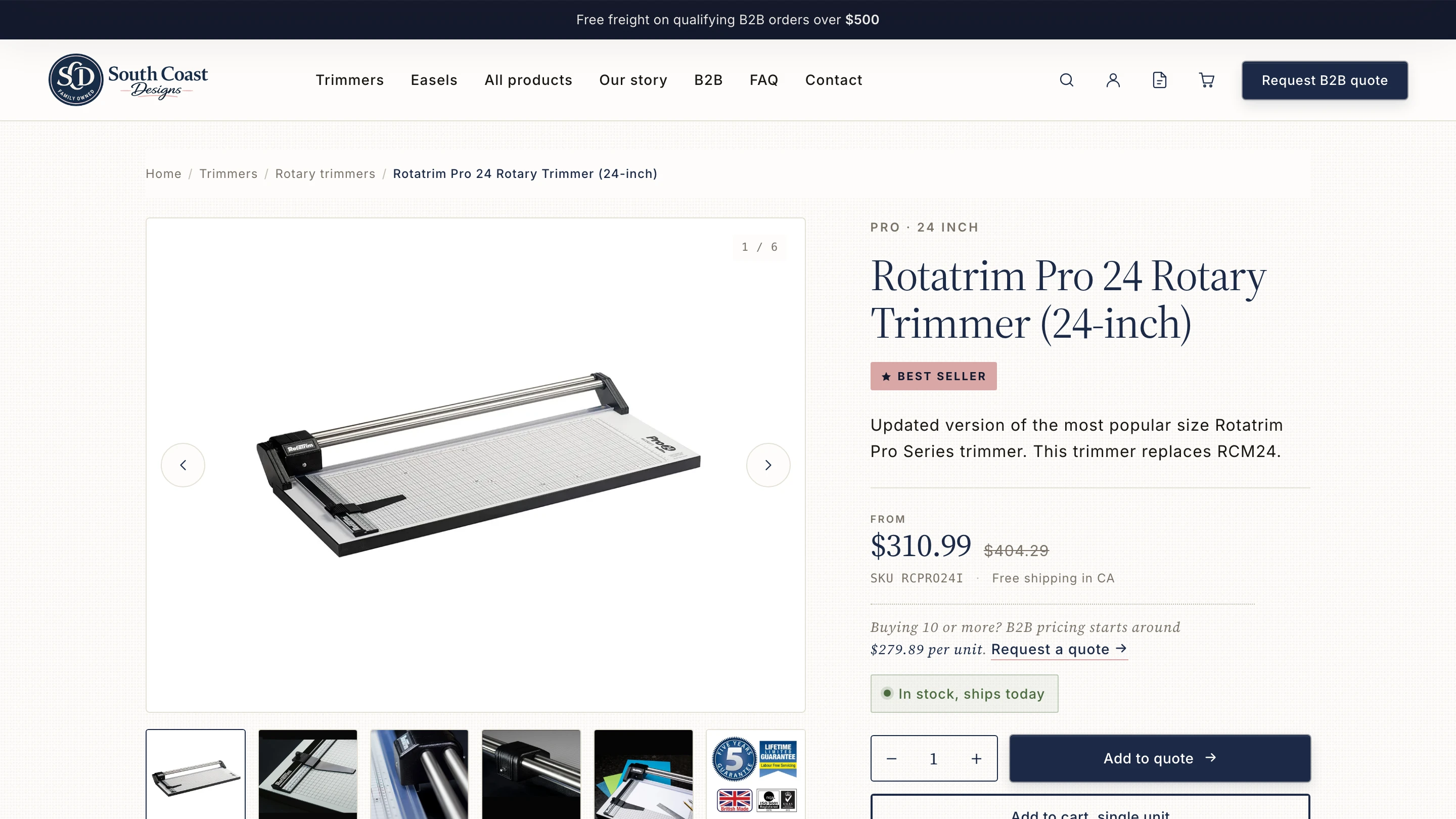 Rotatrim Pro 24 product page